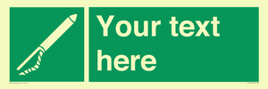 SL7282: Custom sign safe condition Line throwing appliance