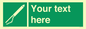 SL7282: Custom sign safe condition Line throwing appliance