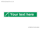 SL7282: Custom sign safe condition Line throwing appliance