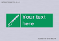 SL7282: Custom sign safe condition Line throwing appliance