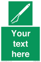 SL7282: Custom sign safe condition Line throwing appliance