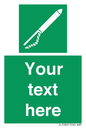 SL7282: Custom sign safe condition Line throwing appliance