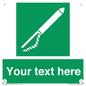 SL7282: Custom sign safe condition Line throwing appliance