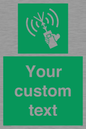 SL7283: Custom sign safe condition 2way VHF radio