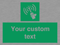 SL7283: Custom sign safe condition 2way VHF radio