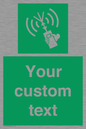 SL7283: Custom sign safe condition 2way VHF radio