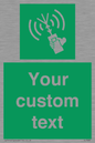 SL7283: Custom sign safe condition 2way VHF radio