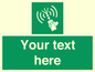 SL7283: Custom sign safe condition 2way VHF radio