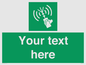 SL7283: Custom sign safe condition 2way VHF radio