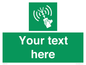 SL7283: Custom sign safe condition 2way VHF radio