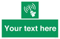 SL7283: Custom sign safe condition 2way VHF radio