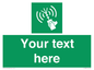 SL7283: Custom sign safe condition 2way VHF radio