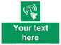 SL7283: Custom sign safe condition 2way VHF radio