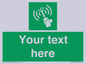 SL7283: Custom sign safe condition 2way VHF radio