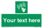 SL7283: Custom sign safe condition 2way VHF radio