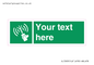 SL7283: Custom sign safe condition 2way VHF radio