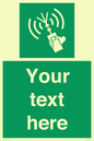 SL7283: Custom sign safe condition 2way VHF radio