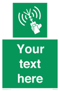 SL7283: Custom sign safe condition 2way VHF radio