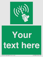 SL7283: Custom sign safe condition 2way VHF radio