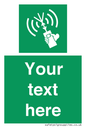 SL7283: Custom sign safe condition 2way VHF radio
