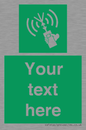 SL7283: Custom sign safe condition 2way VHF radio