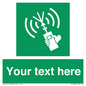 SL7283: Custom sign safe condition 2way VHF radio