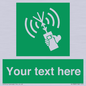 SL7283: Custom sign safe condition 2way VHF radio