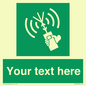 SL7283: Custom sign safe condition 2way VHF radio