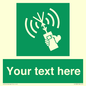 SL7283: Custom sign safe condition 2way VHF radio