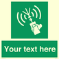 SL7283: Custom sign safe condition 2way VHF radio