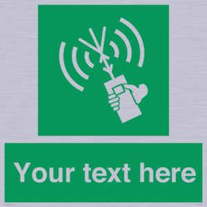 SL7283: Custom sign safe condition 2way VHF radio