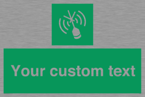 SL7284: Custom sign safe condition Emergency position beacon