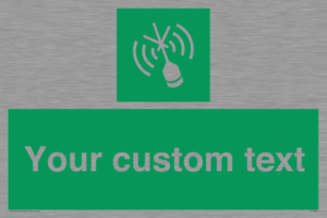 SL7284: Custom sign safe condition Emergency position beacon