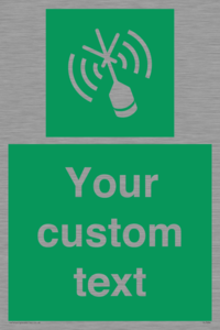 SL7284: Custom sign safe condition Emergency position beacon