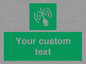 SL7284: Custom sign safe condition Emergency position beacon