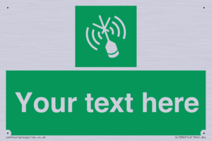 SL7284: Custom sign safe condition Emergency position beacon