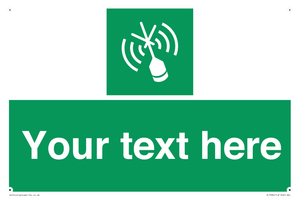 SL7284: Custom sign safe condition Emergency position beacon