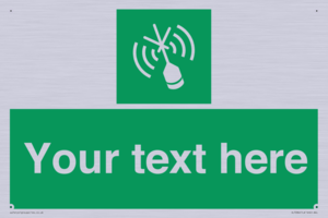 SL7284: Custom sign safe condition Emergency position beacon