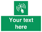SL7284: Custom sign safe condition Emergency position beacon