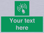 SL7284: Custom sign safe condition Emergency position beacon