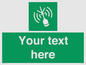 SL7284: Custom sign safe condition Emergency position beacon