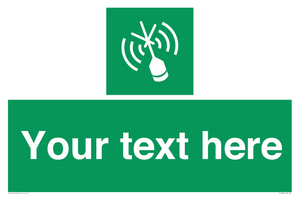 SL7284: Custom sign safe condition Emergency position beacon
