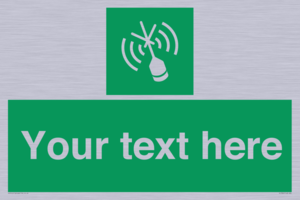 SL7284: Custom sign safe condition Emergency position beacon