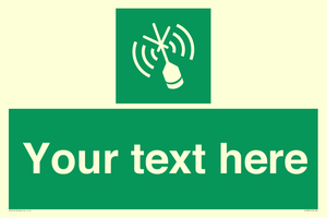 SL7284: Custom sign safe condition Emergency position beacon