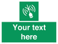 SL7284: Custom sign safe condition Emergency position beacon