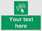 SL7284: Custom sign safe condition Emergency position beacon