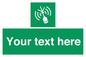 SL7284: Custom sign safe condition Emergency position beacon