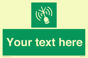 SL7284: Custom sign safe condition Emergency position beacon