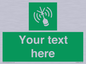 SL7284: Custom sign safe condition Emergency position beacon