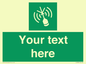 SL7284: Custom sign safe condition Emergency position beacon